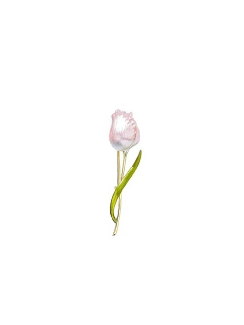 Tulip Brooch Pin for Women Floral Bouquet Lapel Brooch, Minimalist Flower Shawl
